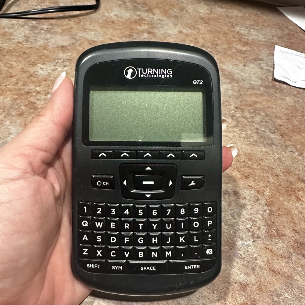 QT2 Turning Technologies Clicker RCQR-02 ResponseCard Keypad